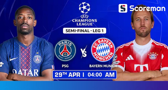 4월29일 챔피언스리그 - 파리생제르망 VS 바이에른 뮌헨 해외축구 분석 프리뷰